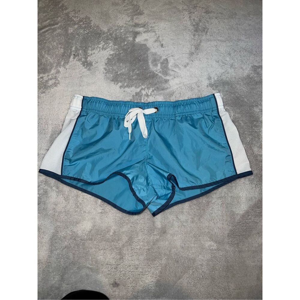 Victorias Secret Blue TIE Shorts XS Athletic